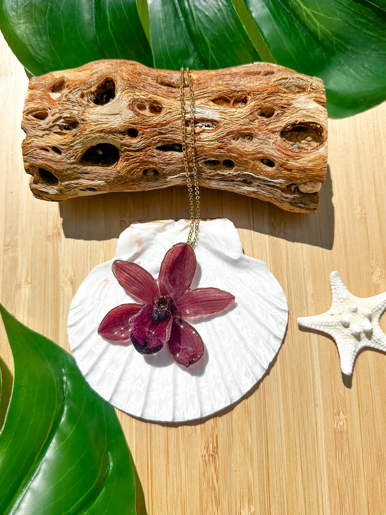 Debra Orchid Necklace – Takahashi Boutique