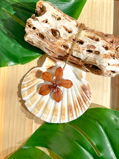 Kyla Orchid Necklace
