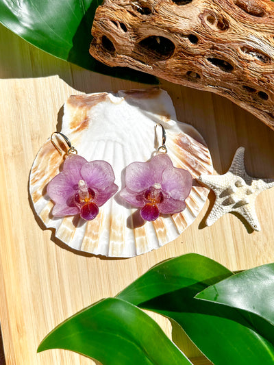 GF Ashley Orchid Earrings