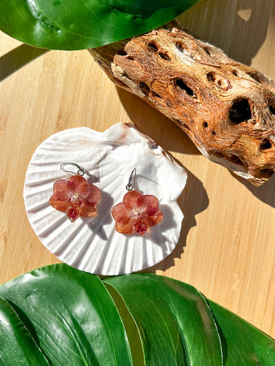 Tropicana Orchid Earrings