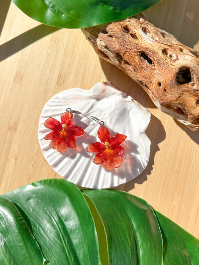 Roshni Orchid Earrings