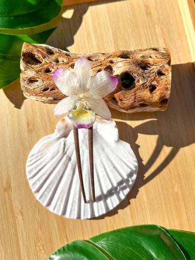 Natalia Orchid Hair Pin